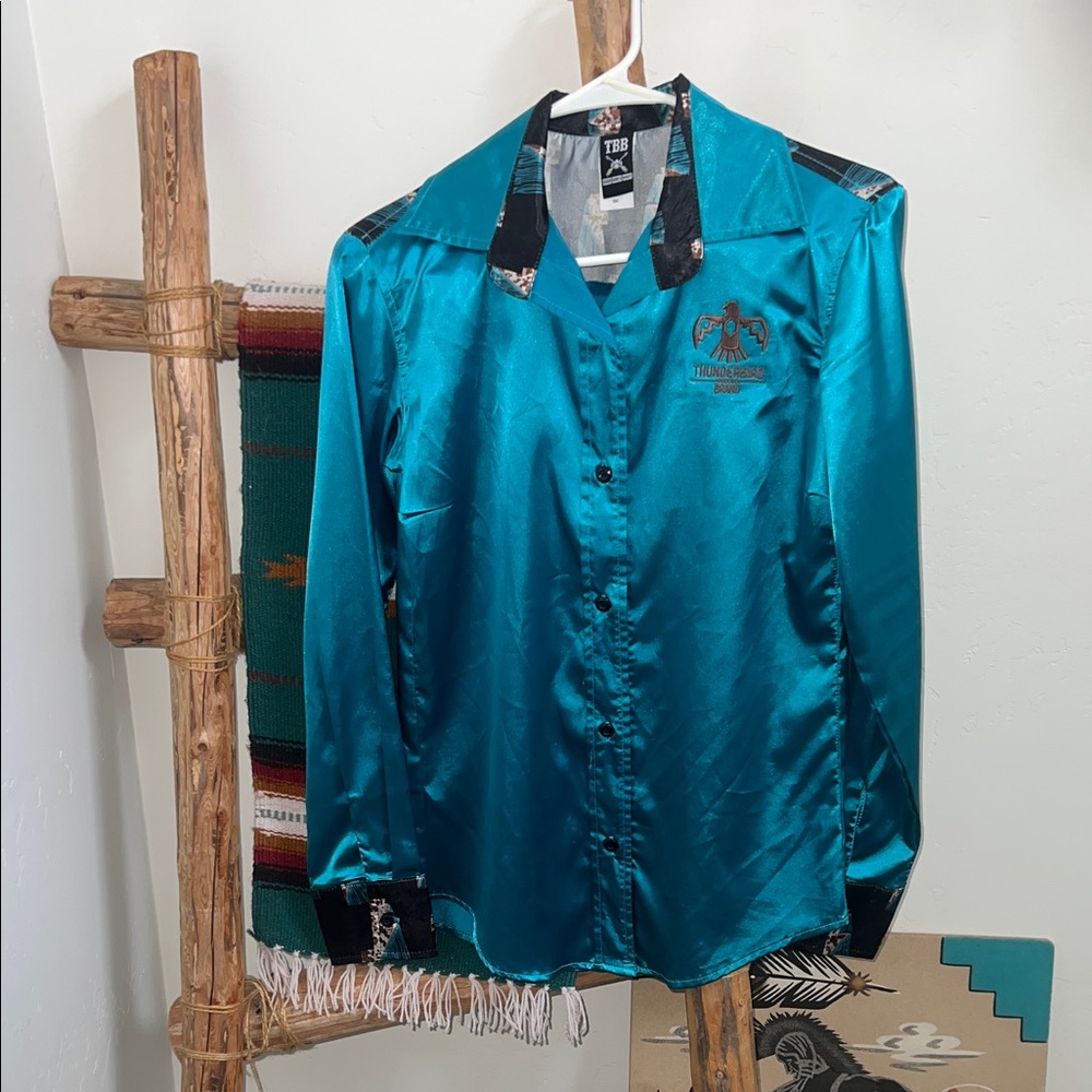 Thunderbird Brand Turquoise Rodeo Shirt